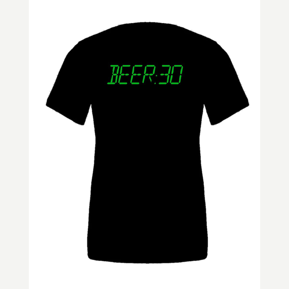 BEER:30 (Digital Clock) — Premium Tee / Black