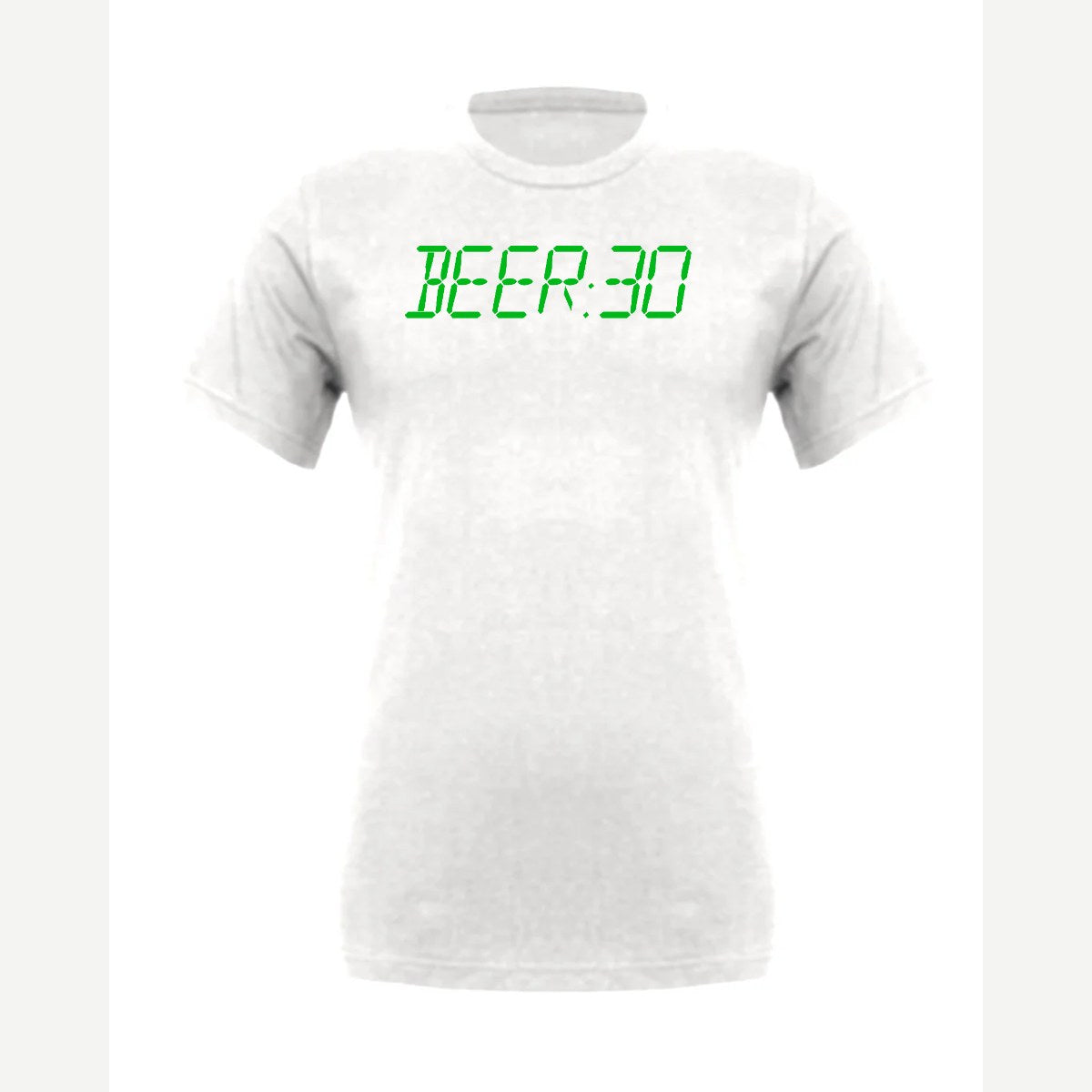 BEER:30 (Digital Clock) — Premium Tee / White
