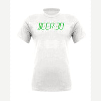BEER:30 (Digital Clock) — Premium Tee / White