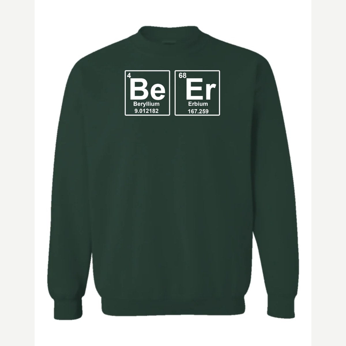 Beer Element — Crewneck Sweatshirt / Forest Green
