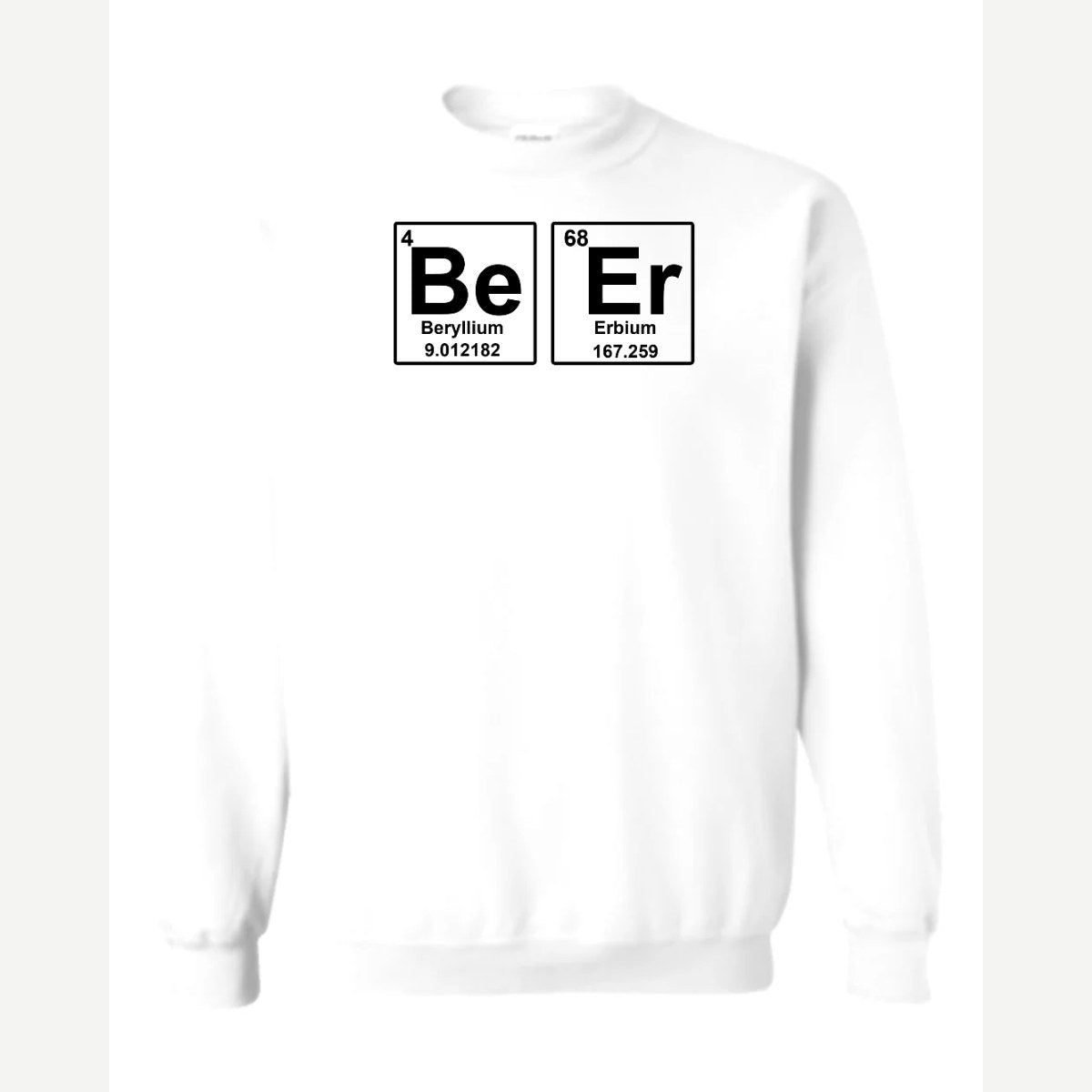 Beer Element — Crewneck Sweatshirt / White