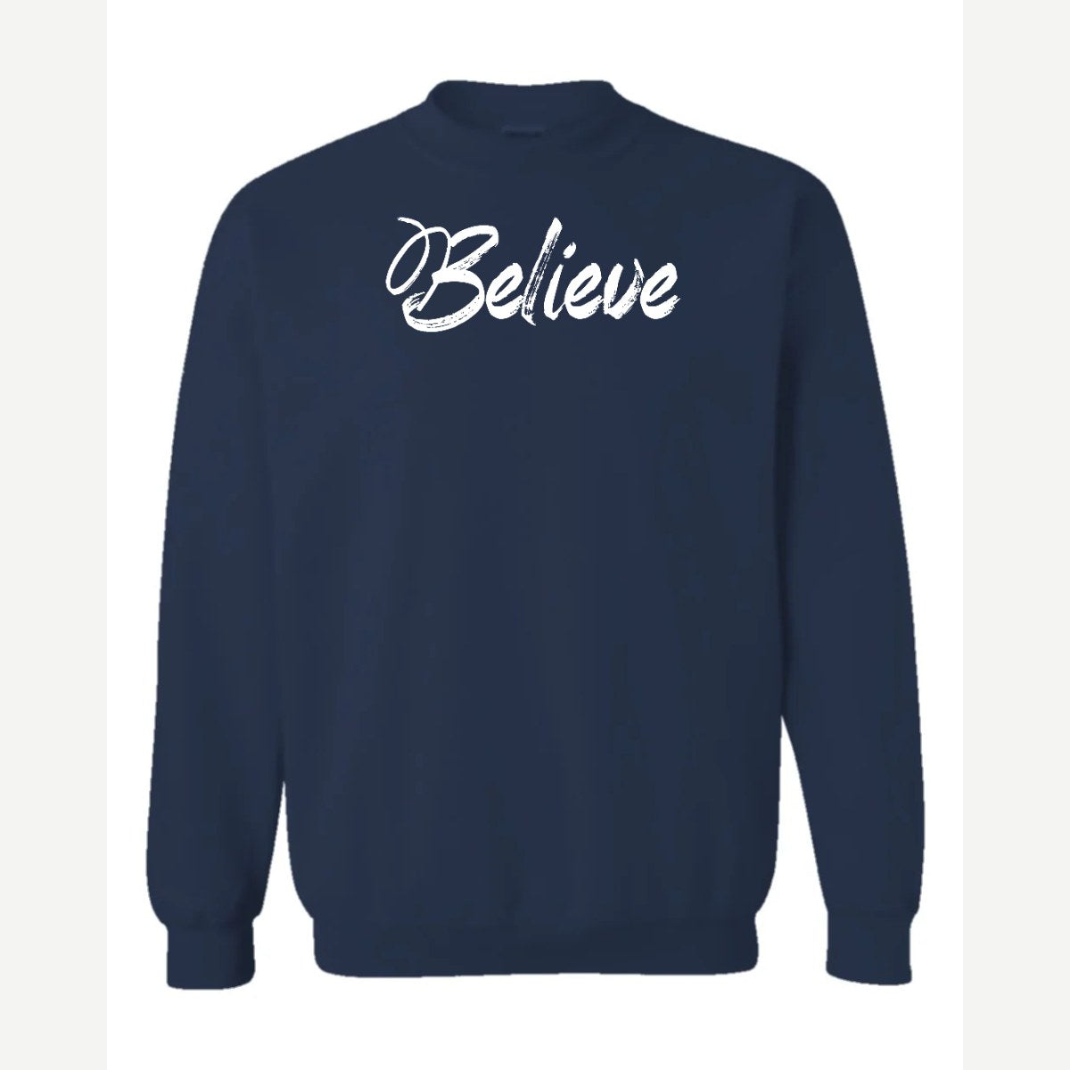 Believe — Crewneck Sweatshirt / Navy