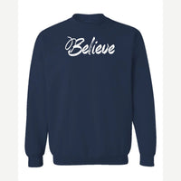 Believe — Crewneck Sweatshirt / Navy