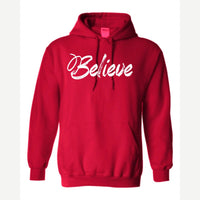 Believe — Hoodie / Red