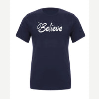 Believe — Premium Tee / Navy