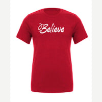 Believe — Premium Tee / Red