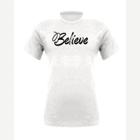 Believe — Premium Tee / White