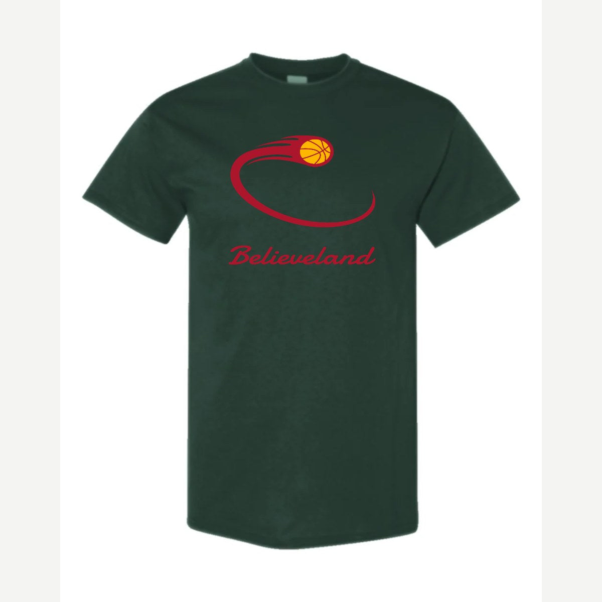 Believeland — Classic Tee / Forest Green