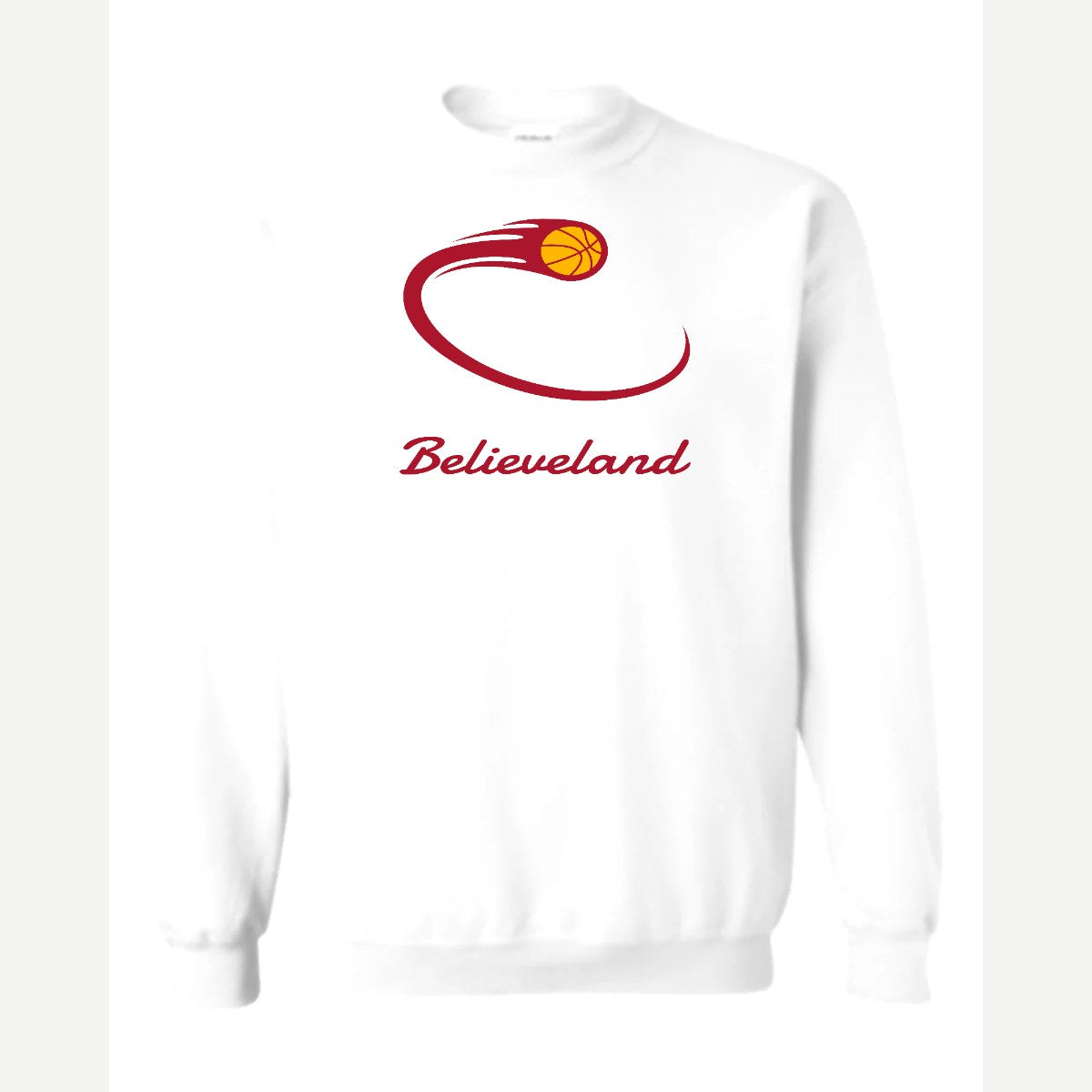 Believeland — Crewneck Sweatshirt / White