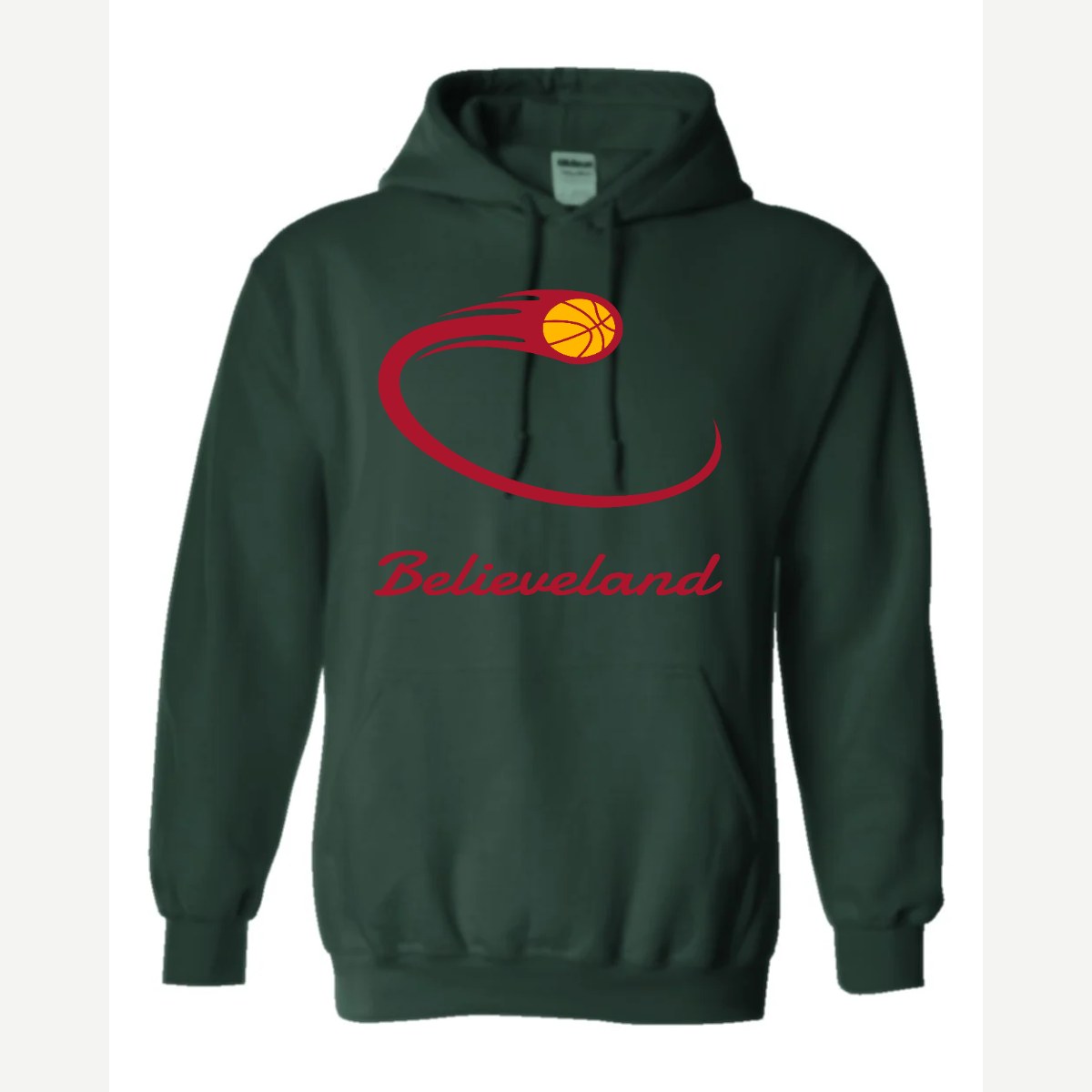 Believeland — Hoodie / Forest Green