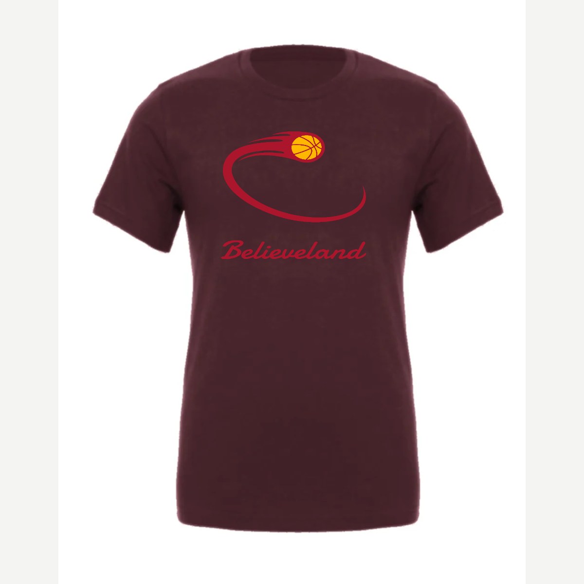Believeland — Premium Tee / Maroon