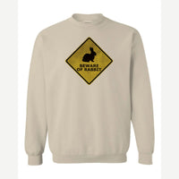 Beware Rabbit — Crewneck Sweatshirt / Sand