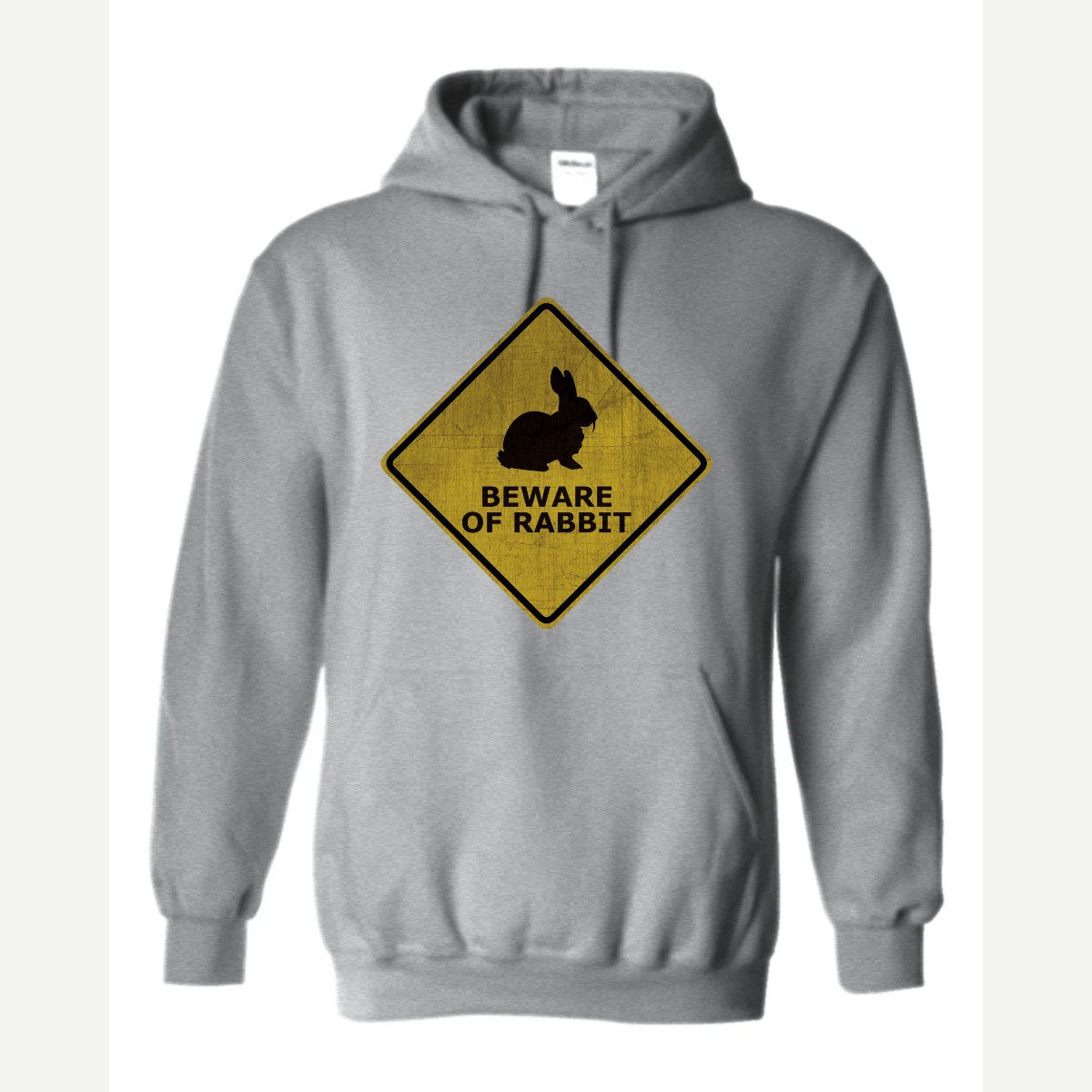 Beware Rabbit — Hoodie / Sport Grey