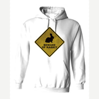Beware Rabbit — Hoodie / White