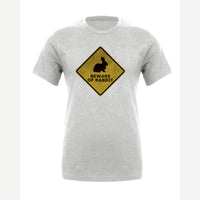 Beware Rabbit — Premium Tee / Athletic Heather