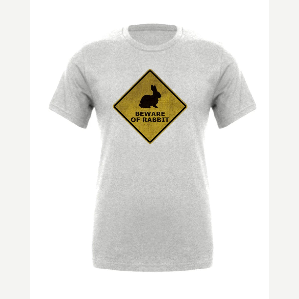 Beware Rabbit — Premium Tee / Athletic Heather