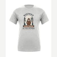 Bigfoot Doesn't Believe in You Either — Premium Tee / Athletic Heather
