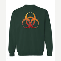 Biohazard — Crewneck Sweatshirt / Forest Green