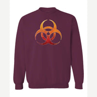 Biohazard — Crewneck Sweatshirt / Maroon