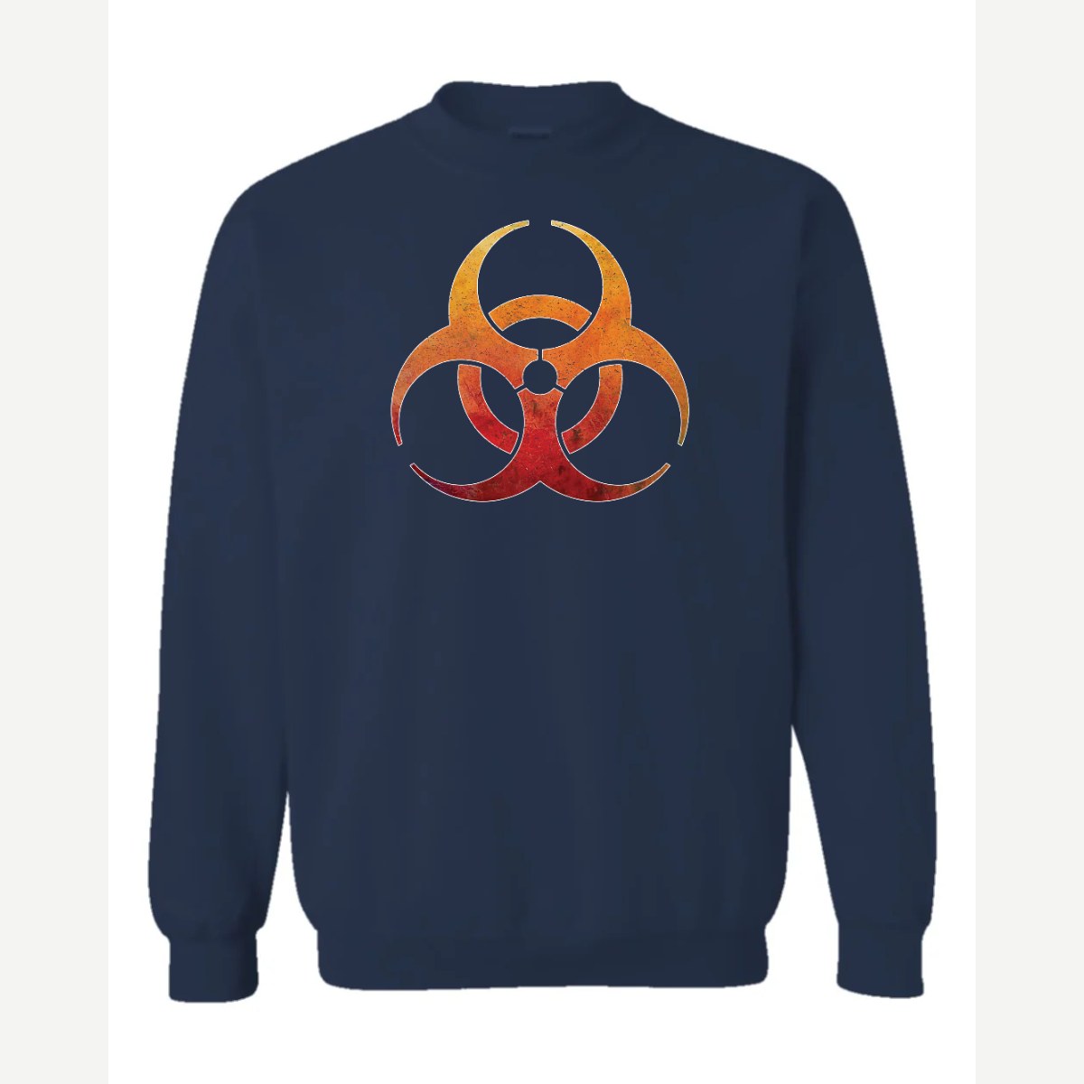 Biohazard — Crewneck Sweatshirt / Navy