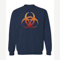 Biohazard — Crewneck Sweatshirt / Navy