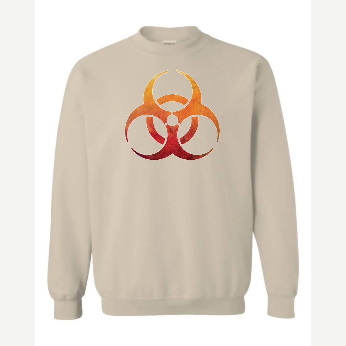 Biohazard — Crewneck Sweatshirt / Sand