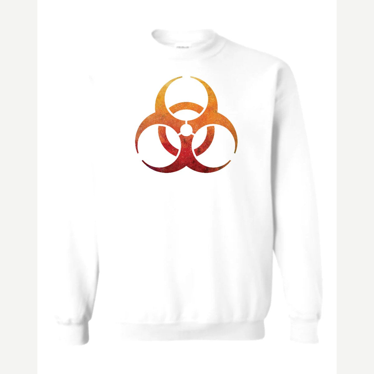 Biohazard — Crewneck Sweatshirt / White