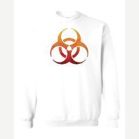 Biohazard — Crewneck Sweatshirt / White