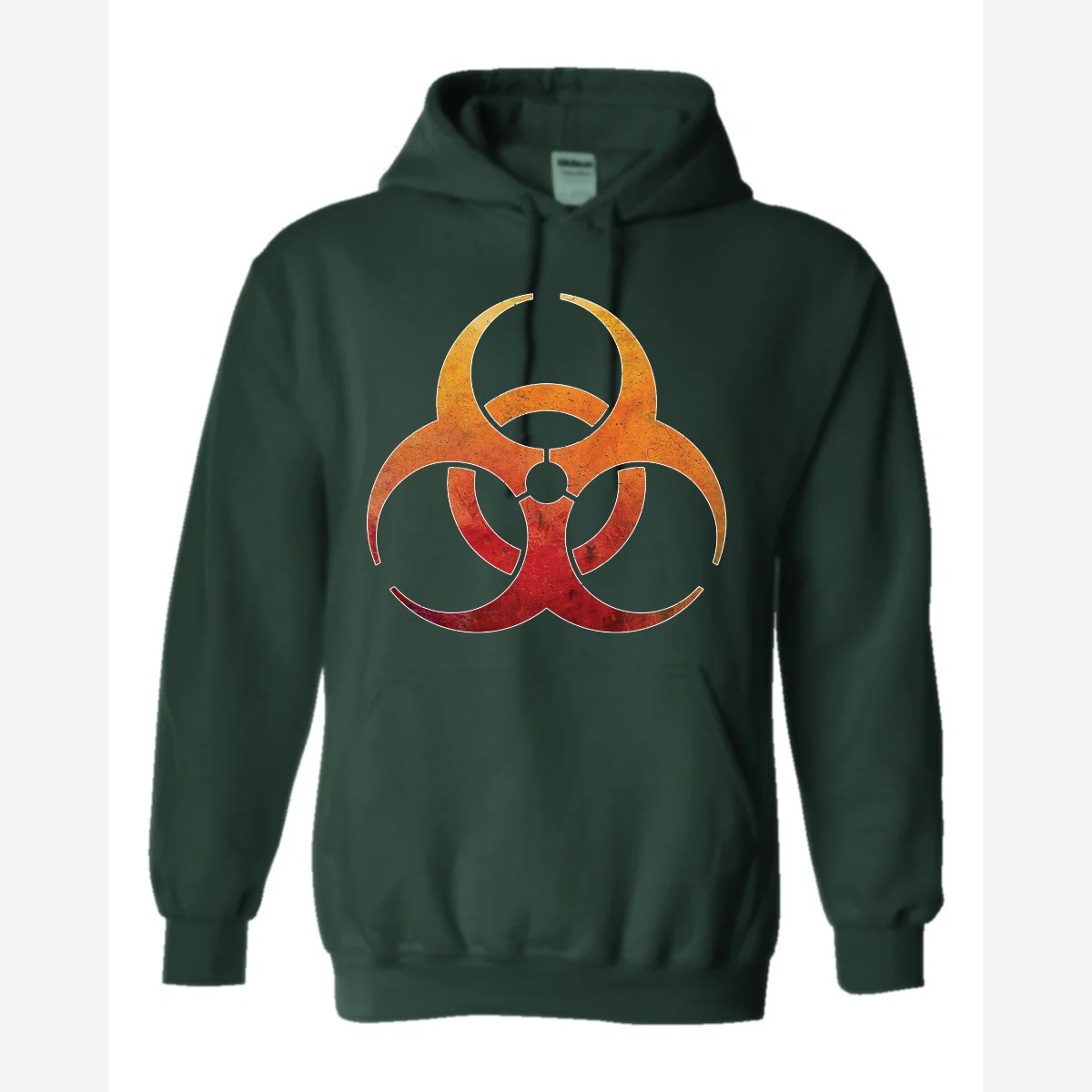 Biohazard — Hoodie / Forest Green