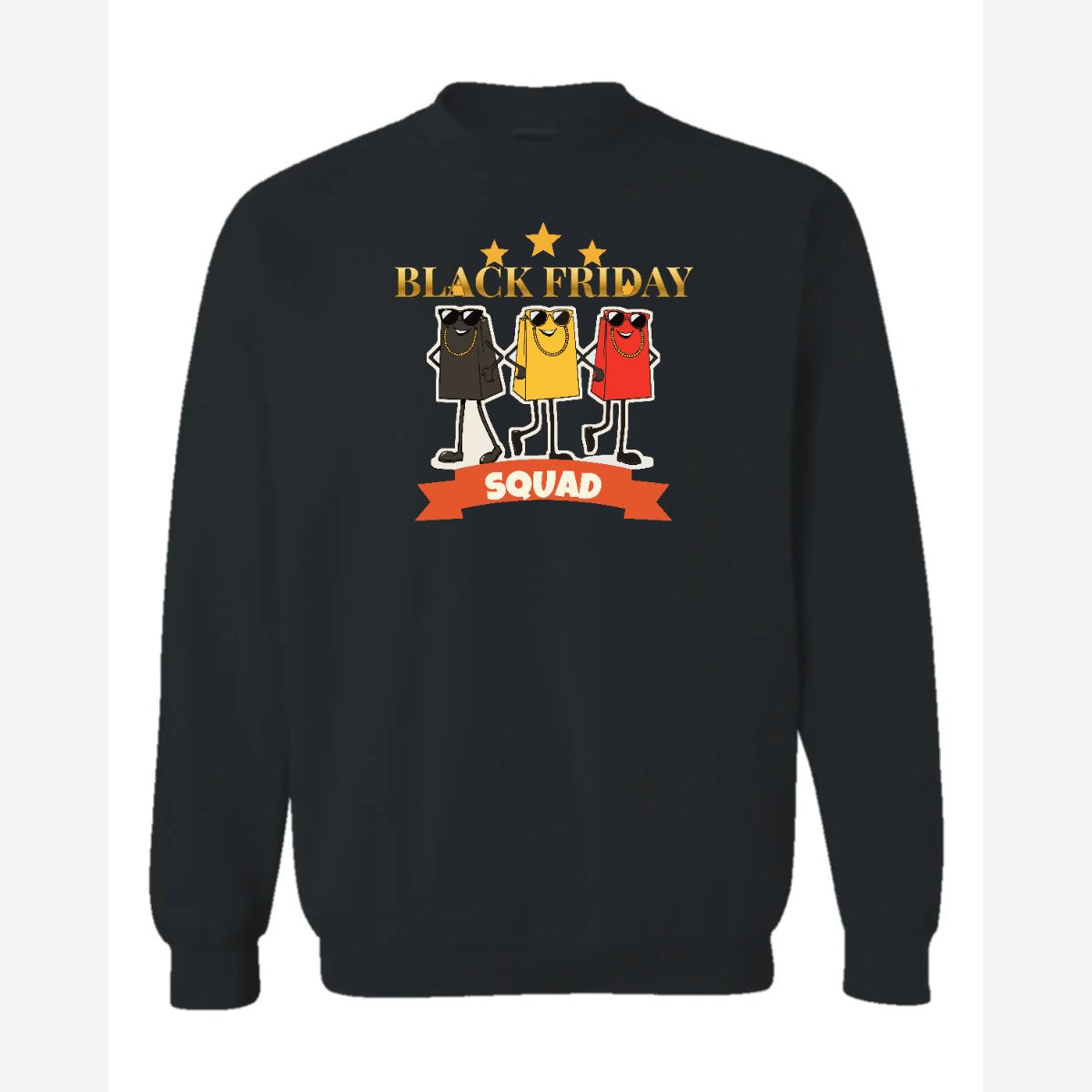 Black Friday Squad — Crewneck Sweatshirt / Black