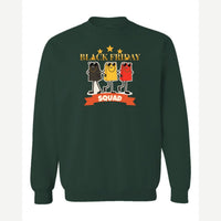 Black Friday Squad — Crewneck Sweatshirt / Forest Green