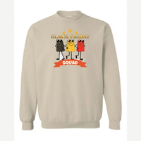Black Friday Squad — Crewneck Sweatshirt / Sand