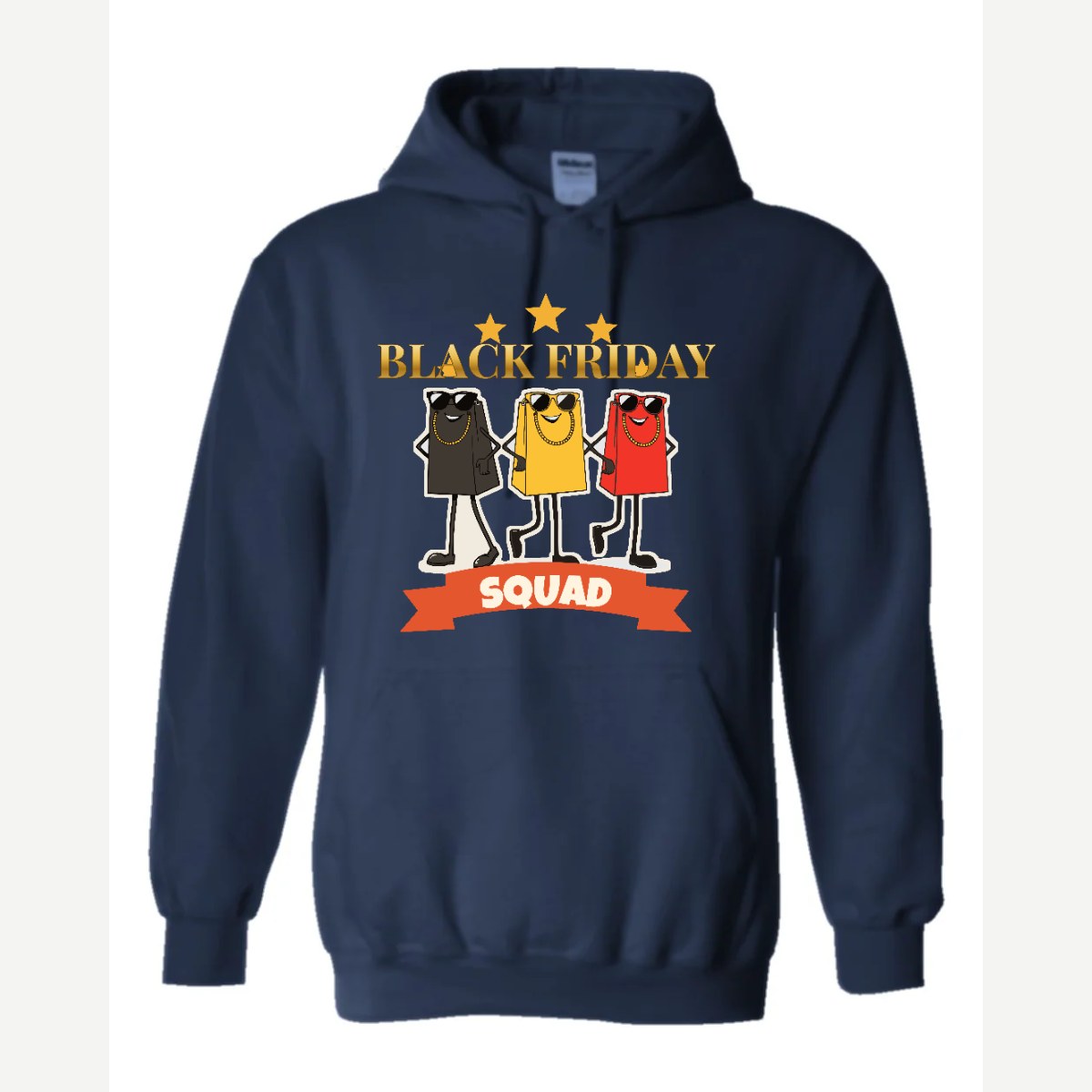Black Friday Squad — Hoodie / Navy