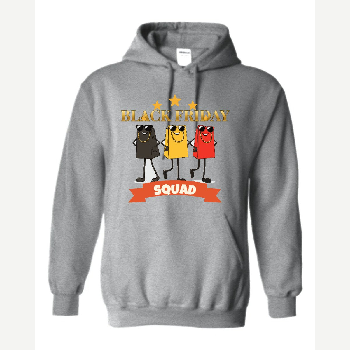 Black Friday Squad — Hoodie / Sport Grey