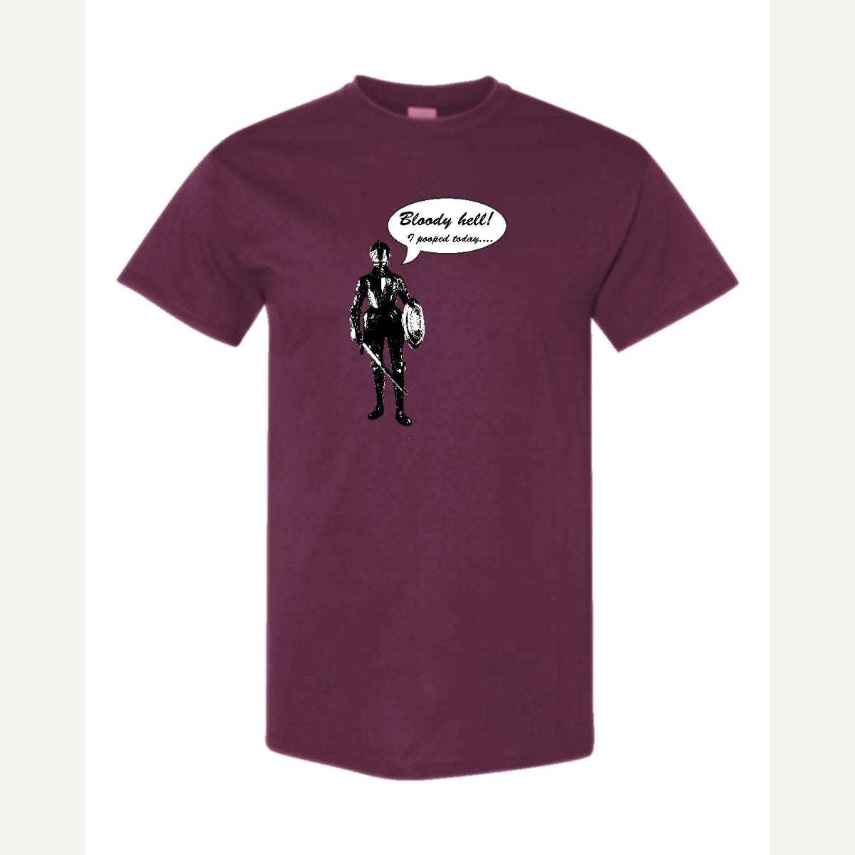 Bloody Hell! (Knight) — Classic Tee / Maroon