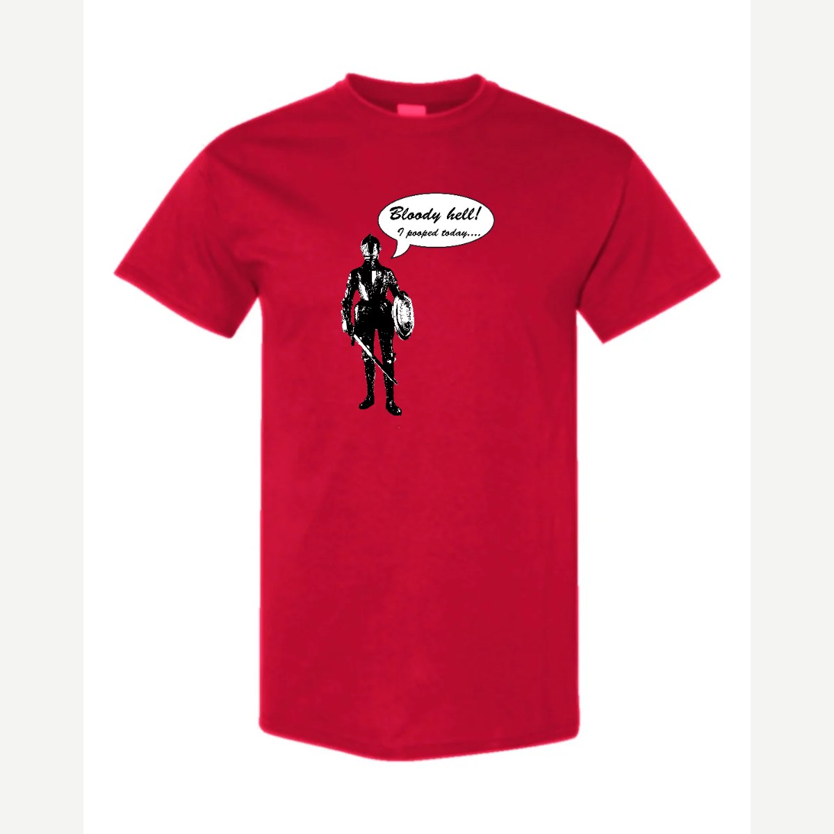 Bloody Hell! (Knight) — Classic Tee / Red