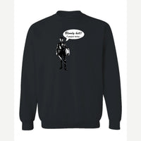 Bloody Hell! (Knight) — Crewneck Sweatshirt / Black