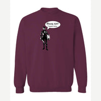 Bloody Hell! (Knight) — Crewneck Sweatshirt / Maroon