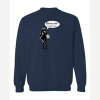 Bloody Hell! (Knight) — Crewneck Sweatshirt / Navy