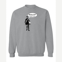 Bloody Hell! (Knight) — Crewneck Sweatshirt / Sport Grey