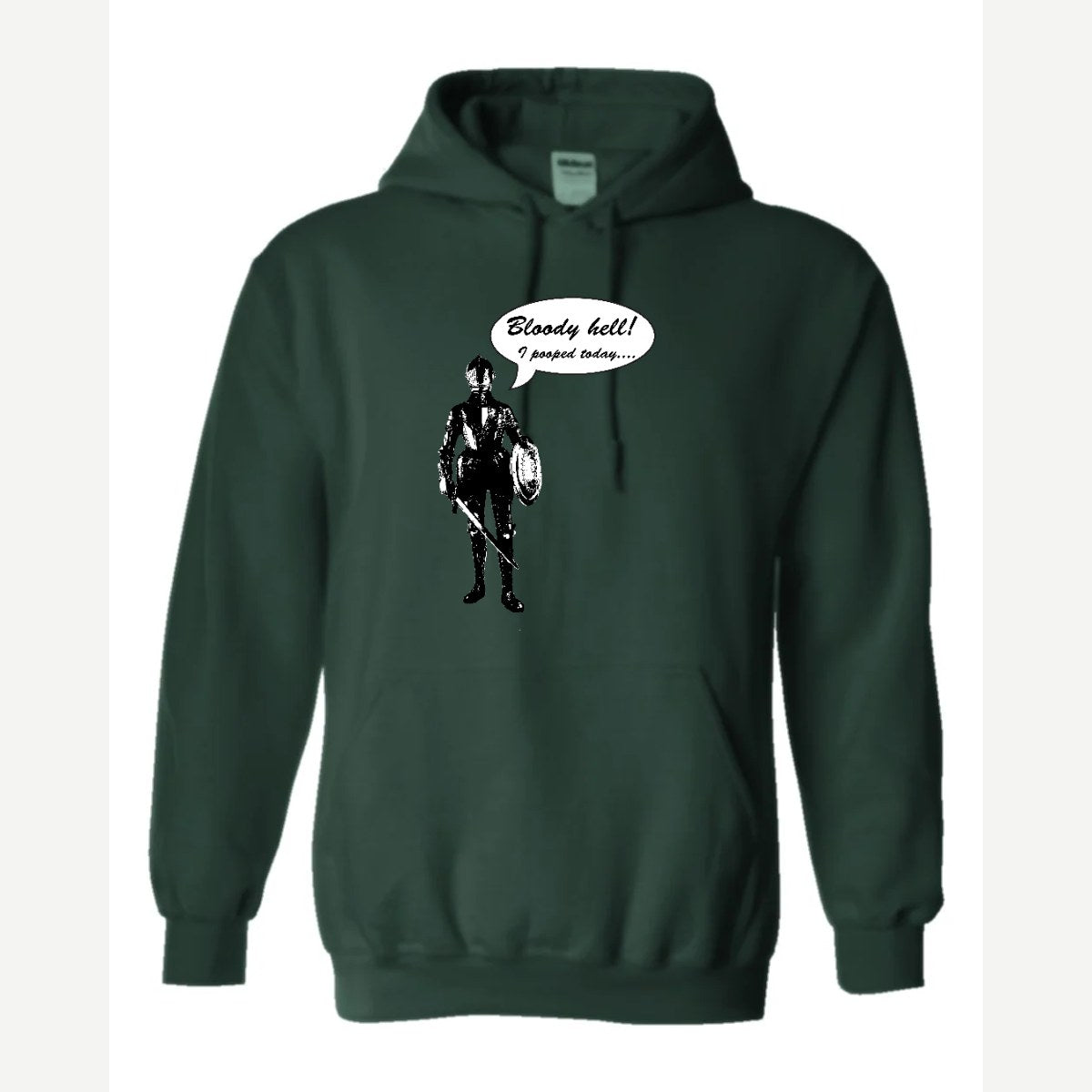 Bloody Hell! (Knight) — Hoodie / Forest Green
