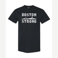 Boston Strong Skyline — Classic Tee / Black