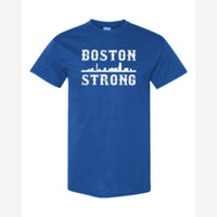 Boston Strong Skyline — Classic Tee / Royal