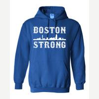 Boston Strong Skyline — Hoodie / Royal