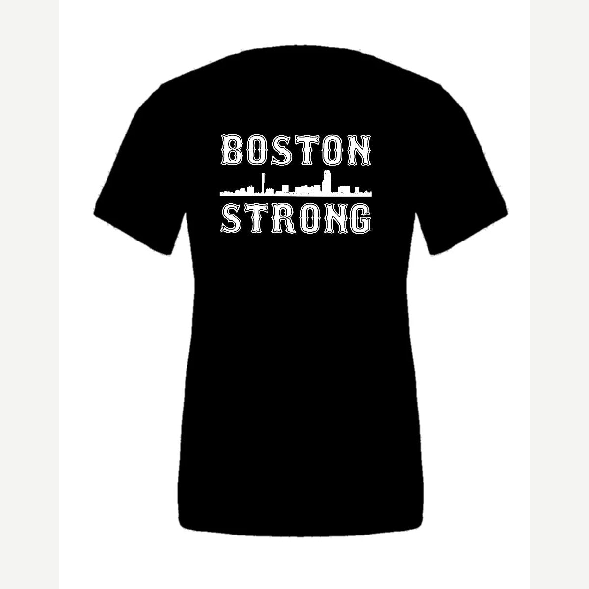 Boston Strong Skyline — Premium Tee / Black