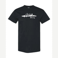 Boston Strong Skyline (Script) — Classic Tee / Black