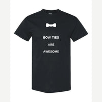 Bow Ties Are Awesome — Classic Tee / Black