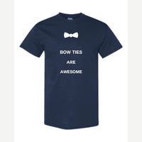 Bow Ties Are Awesome — Classic Tee / Navy