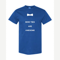 Bow Ties Are Awesome — Classic Tee / Royal