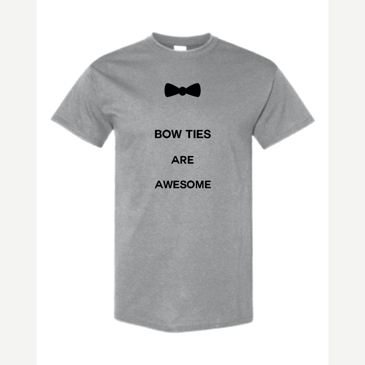 Bow Ties Are Awesome — Classic Tee / Sport Grey